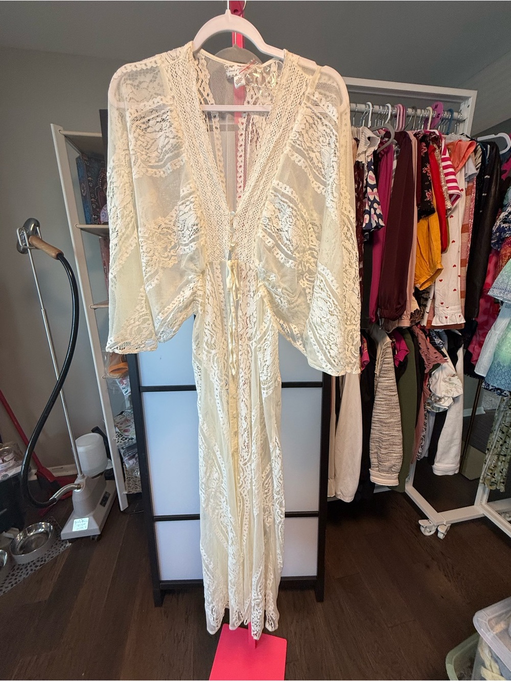 Band of the Free Lace Duster Kimono Cover-Up | NWT | Size Small | Boho Festival - Picture 11 of 13